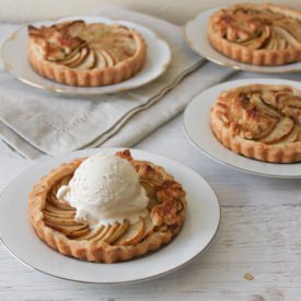 Mini Apple Tarts - Recipe photo by the little epicurean