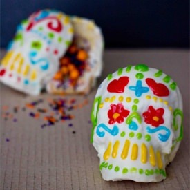 Dia De Los Muertos Confetti Cake - Recipe photo by sweetcsdesigns