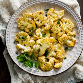 Sriracha Roasted Cauliflower - Recipe photo by White On Rice Couple