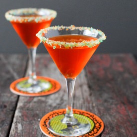 Candy Corn Martini with Pop Rocks - Recipe photo by boulderlocavore