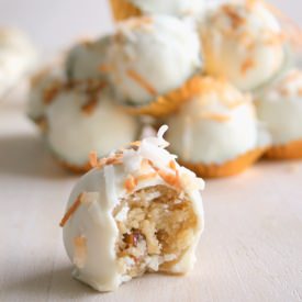 Italian Cream Cake Balls - Recipe photo by butterlustblog