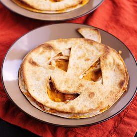 Pumpkin Quesadillas - Recipe photo by onceuponacuttingboard