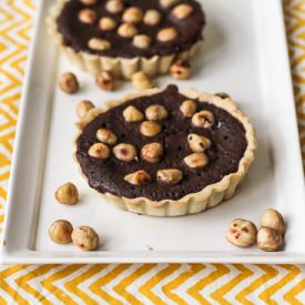 Chocolate Hazelnut Tart - Recipe photo by whatsonmyplate