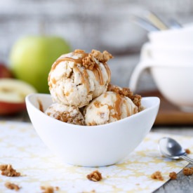 Apple Crisp Ice Cream - Recipe photo by sharedappetite