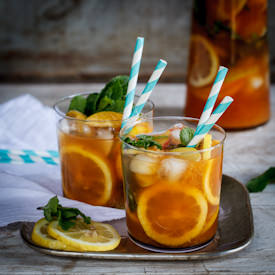Rooibos Peach Punch - Recipe photo by Simply Delicious