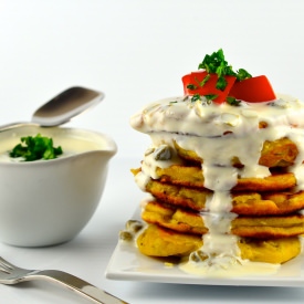 Savory Chickpea Flour Pancakes - Recipe photo by May I have that recipe