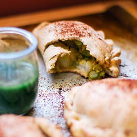 Butternut Samosa Empanadas - Recipe photo by irinawang