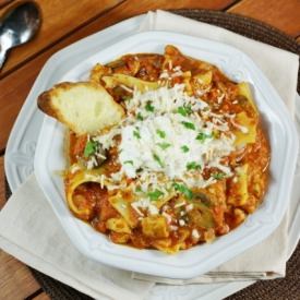 Chicken Lasagna Stew - Recipe photo by thekitchenismyplayground