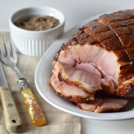 The Perfect Glazed Ham - Recipe photo by ManyKitchens.com
