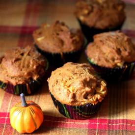 Vegan Pumpkin Apple Muffins - Recipe photo by cicirose