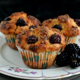 Blackberry Cream Cheese Muffins - Recipe photo by Like Chocolate