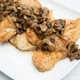 Chicken Mushroom Marsala - Recipe photo by momsdish