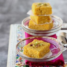 Pumpkin Kalakand - Recipe photo by easyfoodsmith