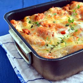 Light Lasagna with Mushrooms - Recipe photo by Like Chocolate
