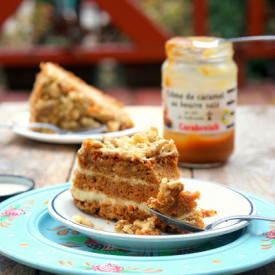Salted Caramel Carrot Birthday Cake - Recipe photo by Joasia Domowe Frykasy
