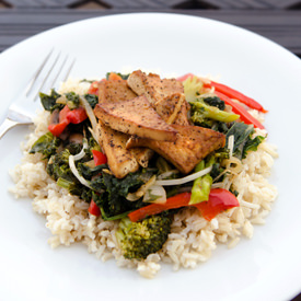 Thai Black Pepper and Garlic Tofu - Recipe photo by FoodFitnessFreshAir