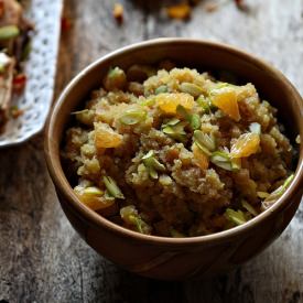 Healthy Moong Dal Halwa - Recipe photo by vindee
