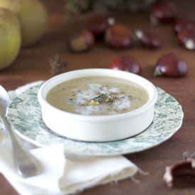 Chestnut and Russet Soup - Recipe photo by LittleCakePot