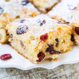 Cranberry White Choc Bliss Cake - Recipe photo by Averie