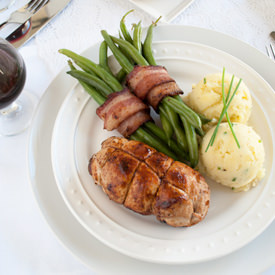 Rollade – Stuffed Pork Chops - Recipe photo by InMyRedKitchen