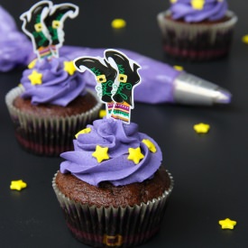 Chocolate Pumpkin Cupcakes - Recipe photo by youngidealisticbaker
