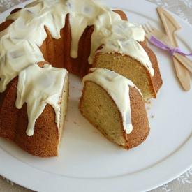 White Chocolate and Hazelnut Cake - Recipe photo by Technicolor Kitchen