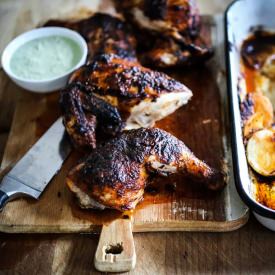 Portuguese Chicken w/ Potatoes - Recipe photo by Feasting at Home