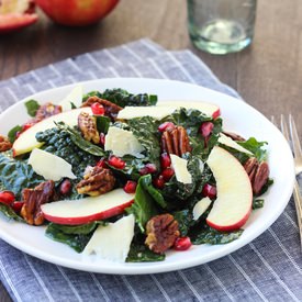 Pomegranate Kale Salad - Recipe photo by making thyme for health