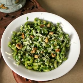 Creamy Spinach Pasta - Recipe photo by Anu