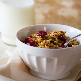 Maple Pumpkin Granola - Recipe photo by ediblesoundbites