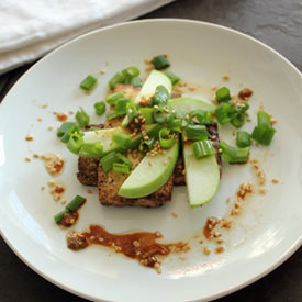 Tofu with Soy Sesame Dressing - Recipe photo by HomeSkillet