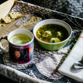 Chicken Soup with “Matzo” Balls - Recipe photo by crustcrumbs