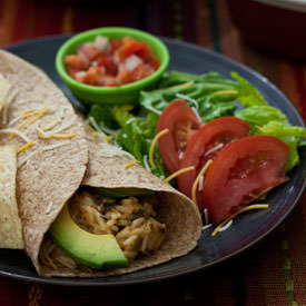 Green Chile Lime Salsa Rice Burrito - Recipe photo by PressureCookingToday