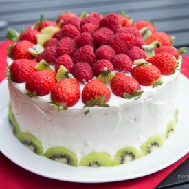 Rainbow Fruit Cake - Recipe photo by momsdish