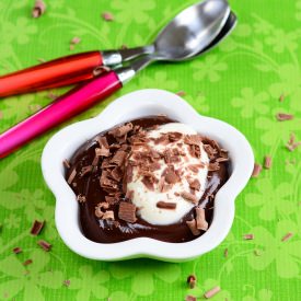 Chocolate Blancmange - Recipe photo by My Golden Pear