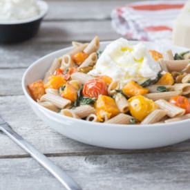 Pasta with Roasted Butternut Squash - Recipe photo by sharedappetite
