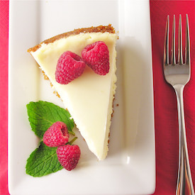 Cheesecake with Sour Cream Topping - Recipe photo by easybaked
