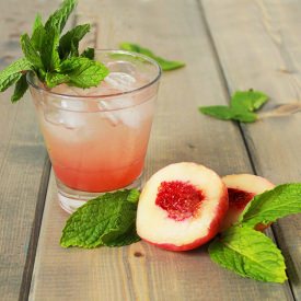Tequila Peach Smash - Recipe photo by calizona