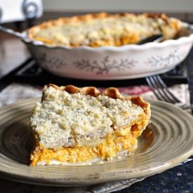 Dutch Pumpkin Apple Pie - Recipe photo by Little B Cooks