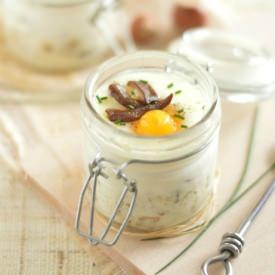 Egg Cocotte with Mushroom - Recipe photo by poupougnette