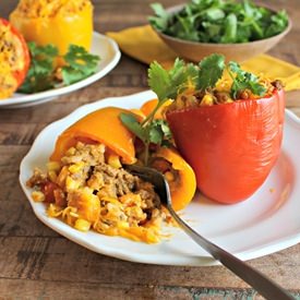 Taco Stuffed Sweet Peppers - Recipe photo by chelseasmessyapron