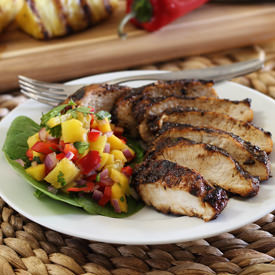 Jerk Chicken with Salsa - Recipe photo by Paleo Newbie