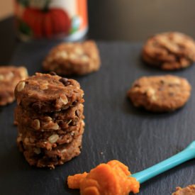 Pumpkin Chocolate Oatmeal Cookies - Recipe photo by chocolatechoufleur