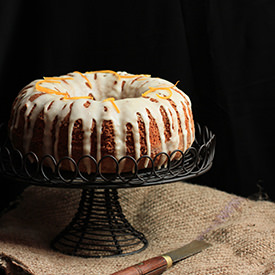 Orange Cardamom Bundt Cake - Recipe photo by swapnaz