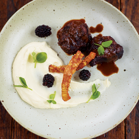 Braised Pig’s Cheeks - Recipe photo by Bloomsbury Cooks