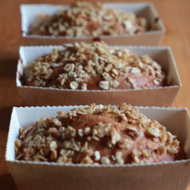 Healthy Mini Banana and Apple Bread - Recipe photo by catcookies