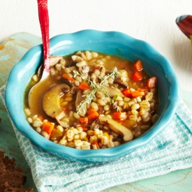 Mushroom Barley Soup - Recipe photo by Sweet Potato Chronicles