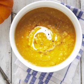 Squash and Pear Soup - Recipe photo by Sweet Potato Chronicles