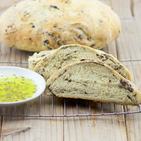 Kalamata Olive Bread - Recipe photo by lemonandolives
