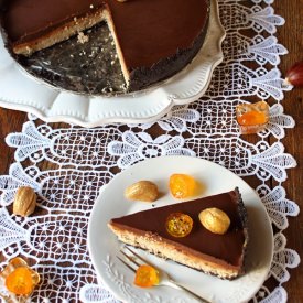 Caramel Chocolate Chestnut Cake - Recipe photo by AngellovesCooking